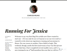 Tablet Screenshot of chrissyruns.com